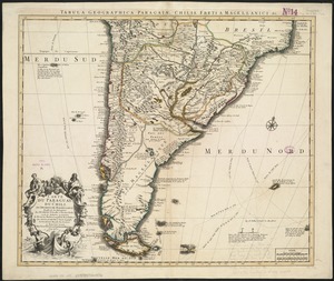 Carte du Paraguay, du Chili, du Detroit de Magellan &c
