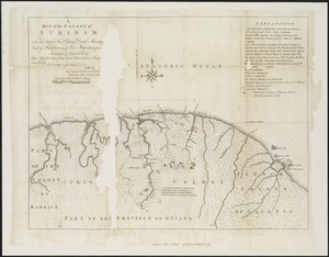 A Map of the Colony of Surinam