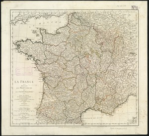 La France divisée en provinces et en généralités