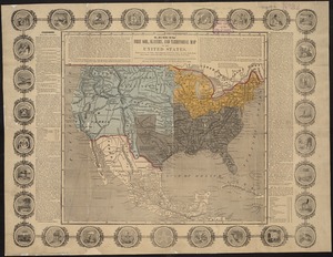 Lewis' free soil, slavery, and territorial map of the United States