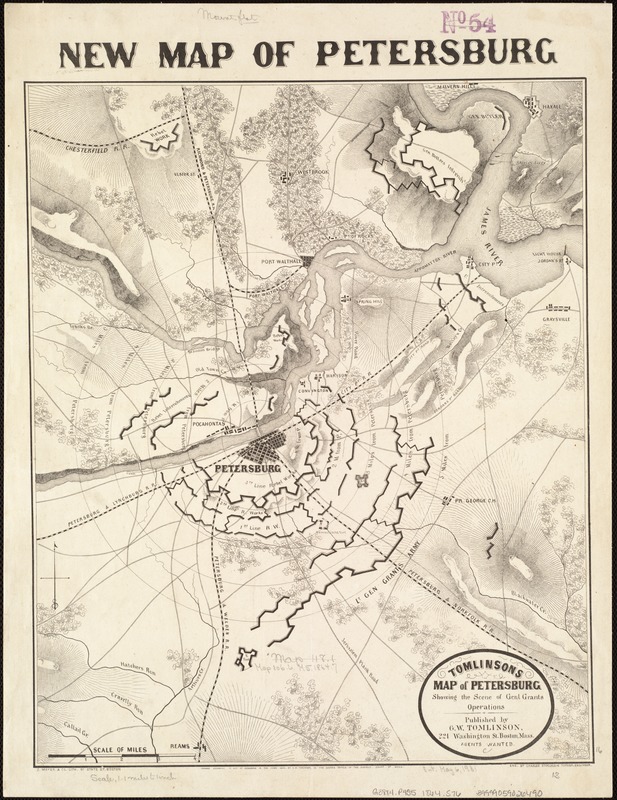 Tomlinsons map of Petersburg