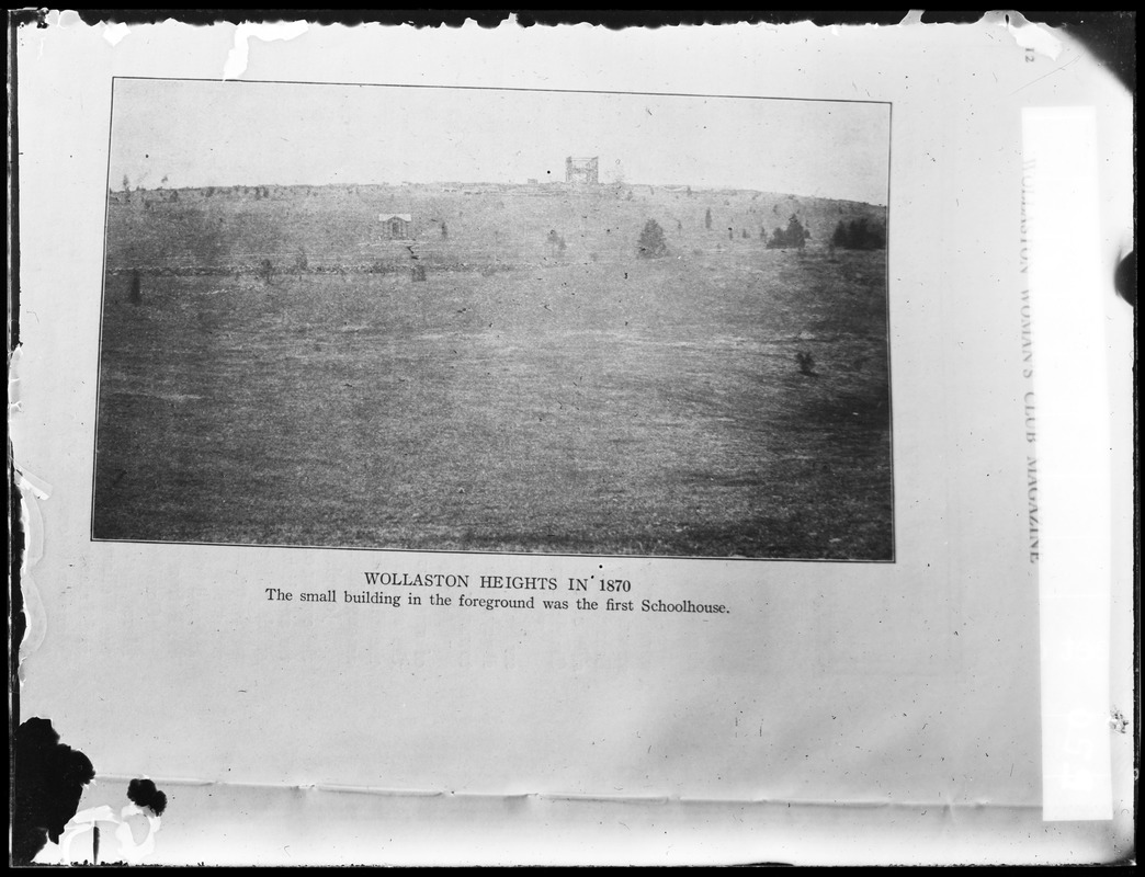 Wollaston heights first school house Digital Commonwealth