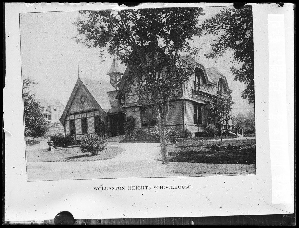 Wollaston school house (old) Digital Commonwealth