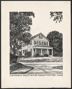 2 Strawberry Lane, Captain Bangs Hallet House, home of HSOY, Yarmouth Port, Mass.