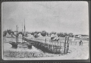 Early photo of the Bass River Bridge