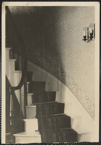 Stairwell of E. D. West House, 156 Old Main St., South Yarmouth, Mass.