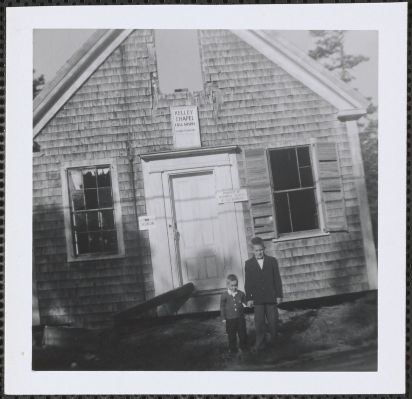 Kelley Chapel with children Herbert Marden and Bryan Reed Digital