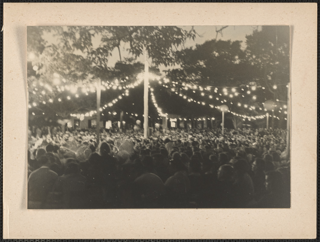 Band concert, Collins Field, South Yarmouth, Mass.