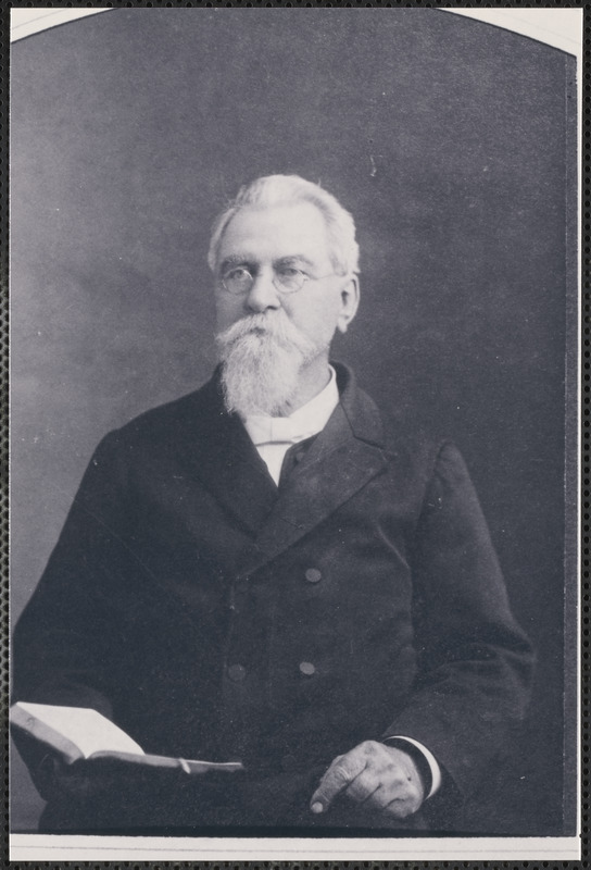 Dr. Lewis B. Bates, Minister At The "Old Methodist" About 1852 ...