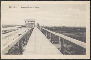 Yarmouth Port, Mass. pier at end of Wharf Lane