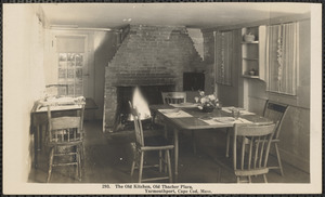 Interior of the Thacher Tea House, 162 Old King's Highway, Yarmouth Port, Mass.