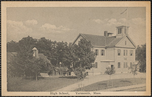 High School, 336 Old King's Highway, Yarmouth Port, Mass. where fire station now stands