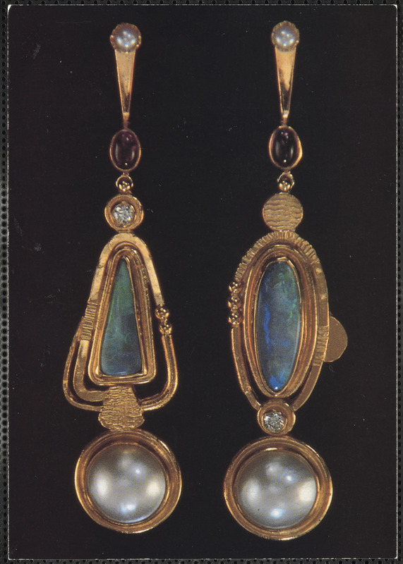 22k gold earrings from Yarmouth Port, Mass. Jeweler Ross Coppelman