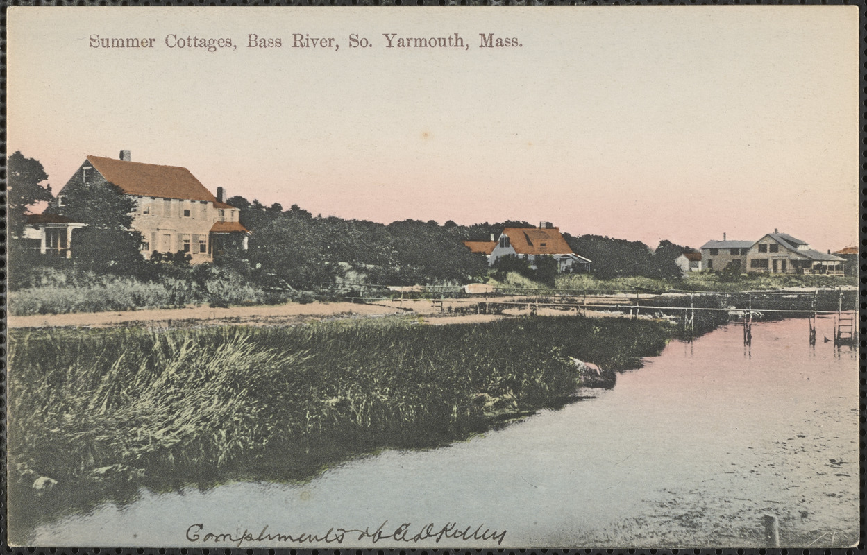 Summer cottages, Bass River, South Yarmouth, Mass. Digital Commonwealth