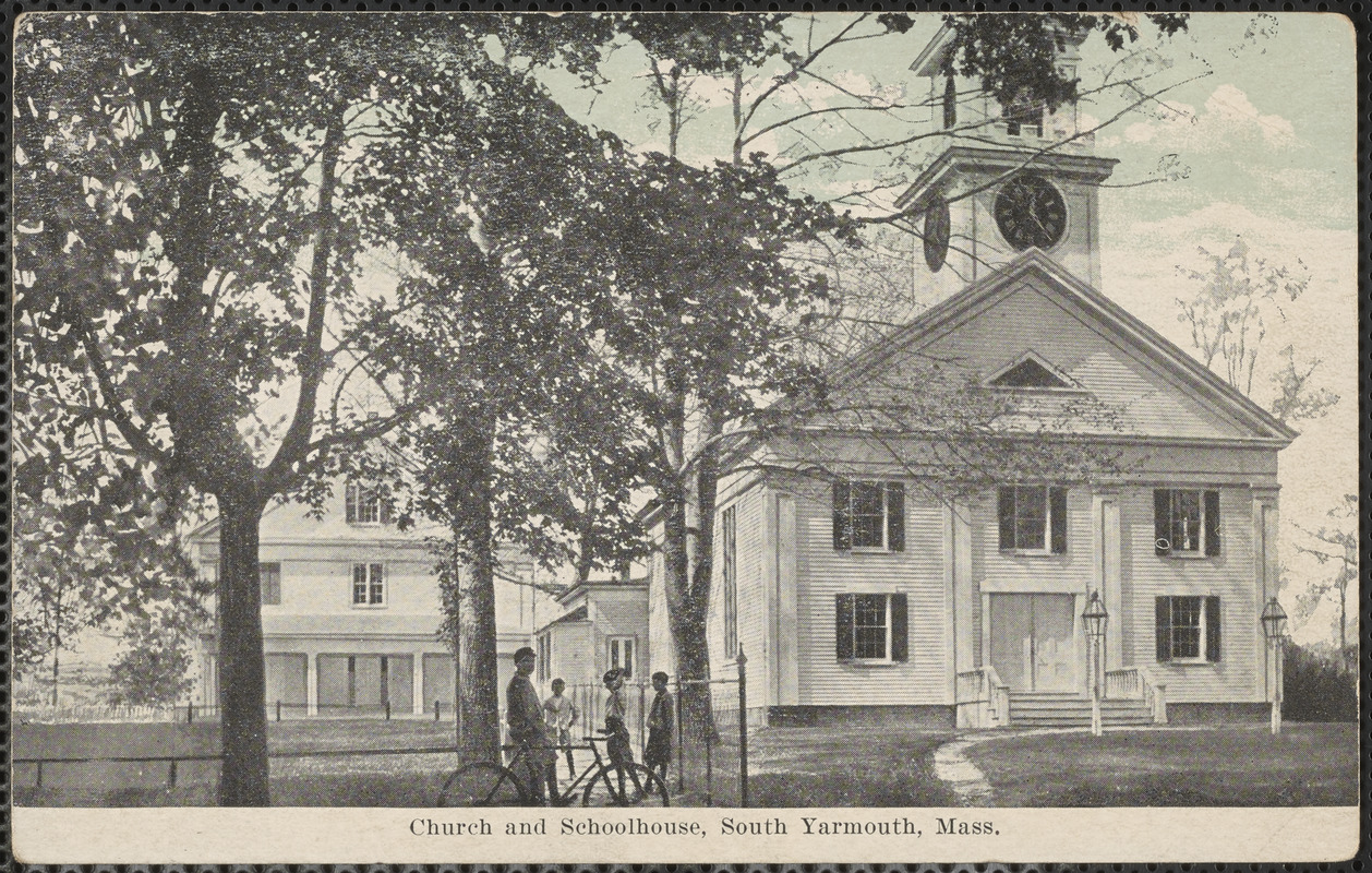 Methodist Church and schoolhouse, Old Main St., South Yarmouth, Mass.