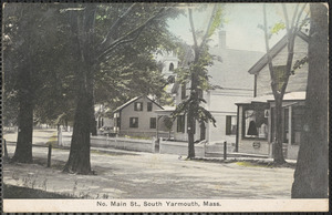 North Main Street, South Yarmouth, Mass with storefront and houses