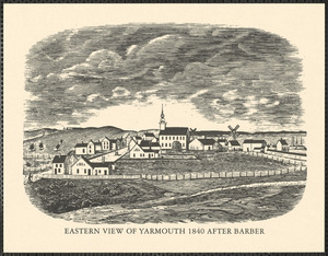 Eastern view of Yarmouth 1840 after barber