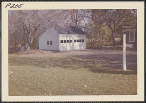 Garage of Howes home, 152 Old King's Highway, Yarmouth Port, Mass.