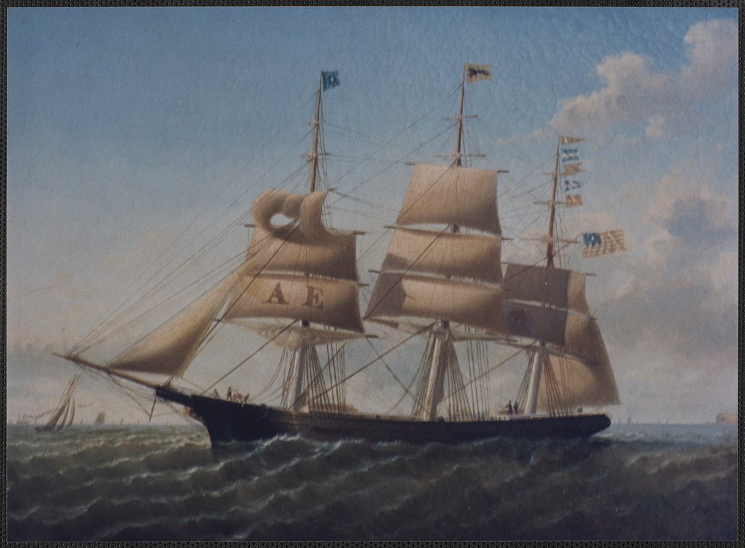 Painting of ship "Asa Eldridge"