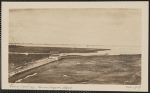 Town landing, end of Wharf Lane, Yarmouth Port, Mass.