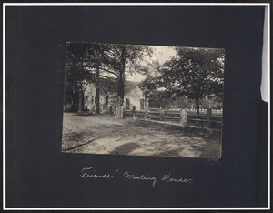Friends' Meeting House showing cemetery in rear, South Yarmouth, Mass.