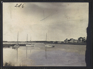 Bass River looking South, Isaiah Crowell House, 34 Pleasant St., South Yarmouth, Mass.