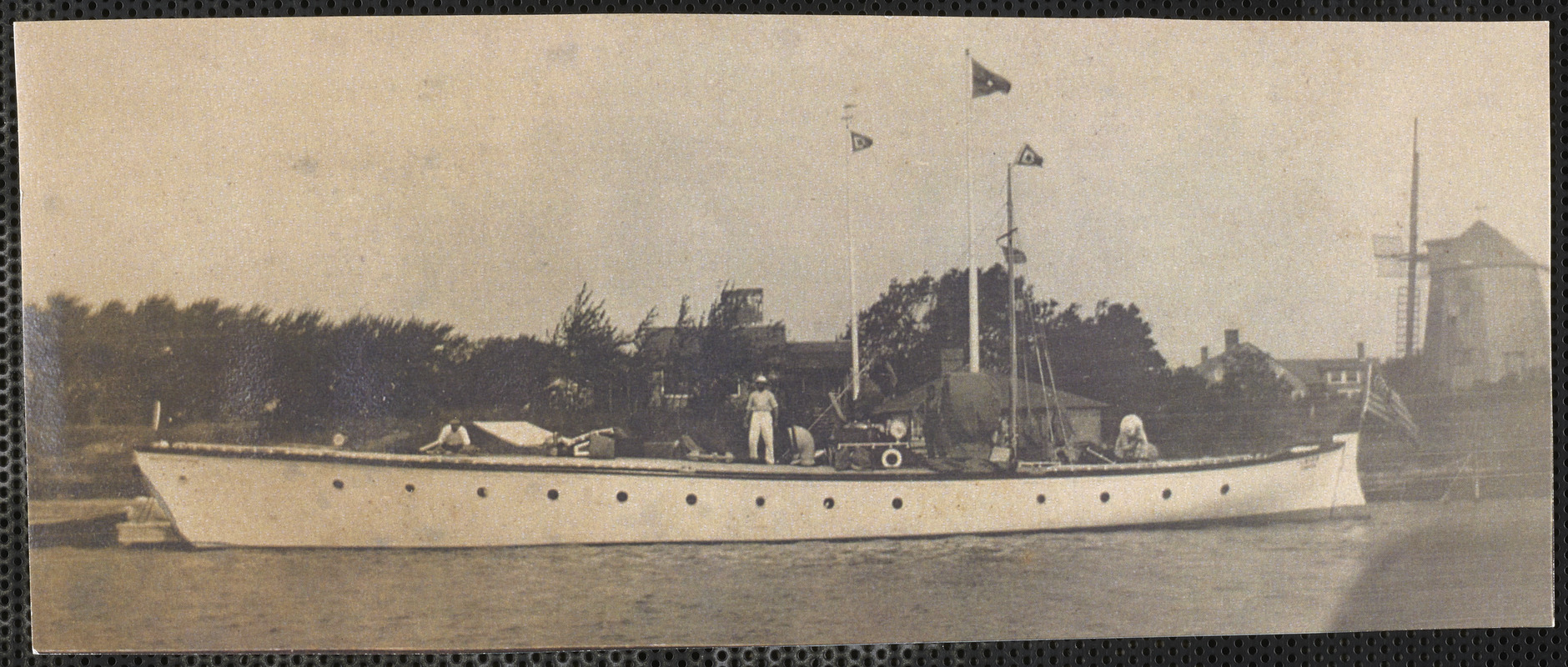 Charles Henry Davis' yacht "Ildico" on Bass River