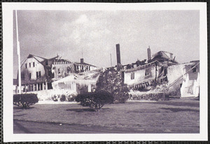 Englewood Hotel, West Yarmouth, Mass., the day after the fire
