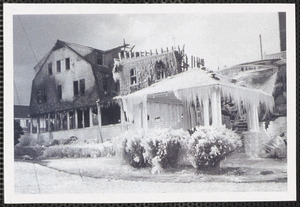 Hotel Englewood, West Yarmouth, the day after the fire