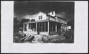 Reconstruction of Corey House, 46 Uncle Robert's Rd., Great Island, West Yarmouth, Mass.