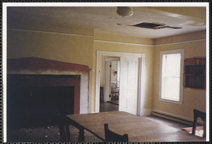 Interior of Corey House, 46 Uncle Robert's Rd., Great Island, West Yarmouth, Mass.