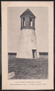 Point Gammon Light, Great Island, West Yarmouth, Mass.