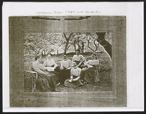 Catharine Aiken (1811-1902) and students