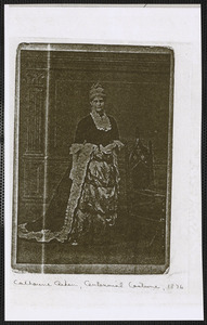 Catharine Aiken (1811-1902) in centennial costume