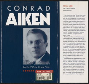 Conrad Aiken (1889-1973), Well known poet and author