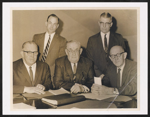 Officers of First National Bank of Yarmouth, circa 1950