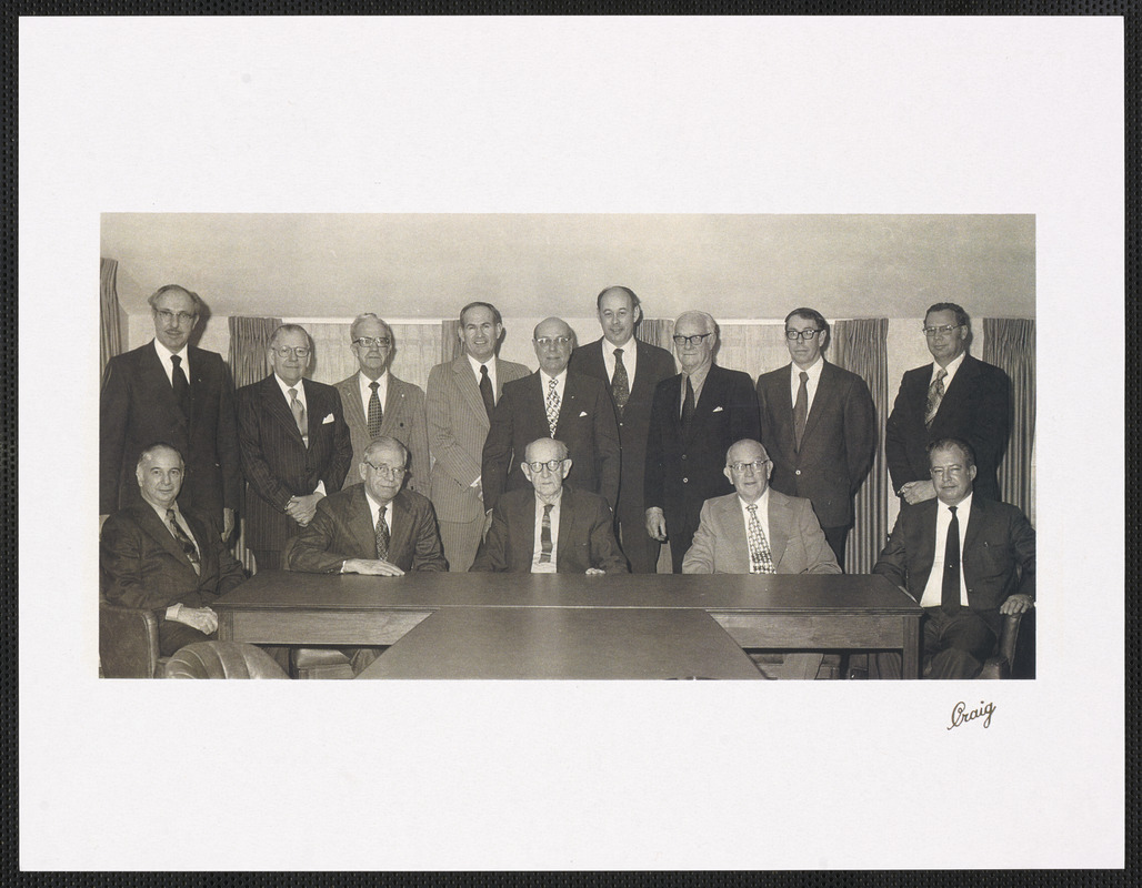 Officers and directors of First National Bank of Yarmouth, Mass. circa 1950