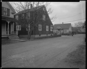 #30 Pagum St. and #169 + 170 Columbia looking SWly from N side of Pagum St., Dec. 9, 1936