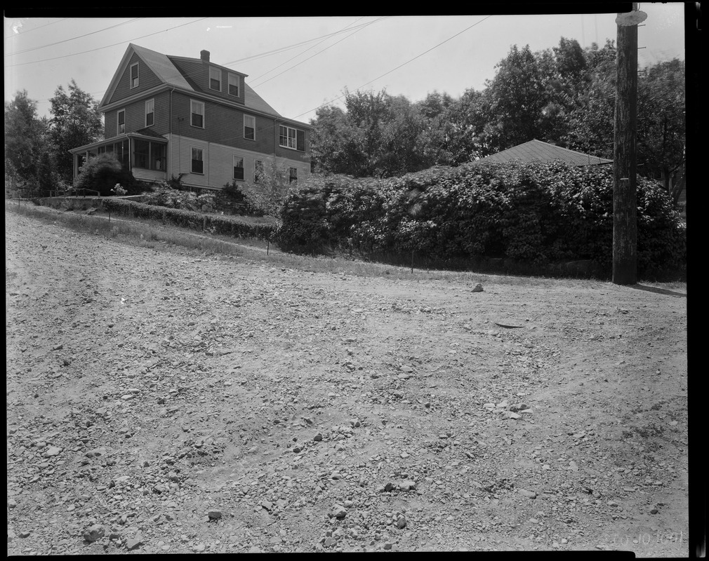 #101 Williams St. view looking SEly from junction of Rudolph and Williams Streets, July 7, 1936