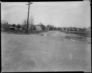 Wheeler St. view looking westerly from Brentwood St., April 14, 1936