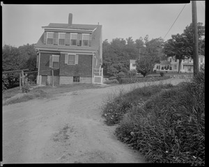 Rear view of #1279 Salem St. looking NWly from in front of #16 Brentwood St., July 18, 1936