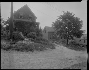 #12 and #16 Brentwood St. view looking SEly from street, July 18, 1936