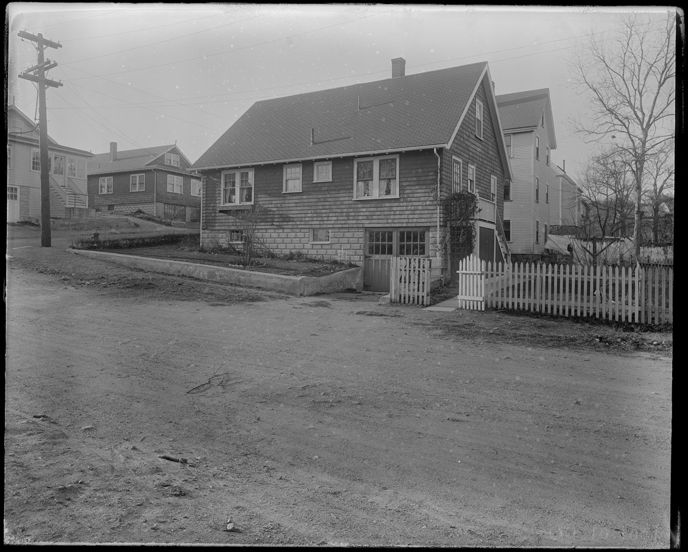 Field St. view of house #50 Noble St. looking NWly, Dec. 2, 1930