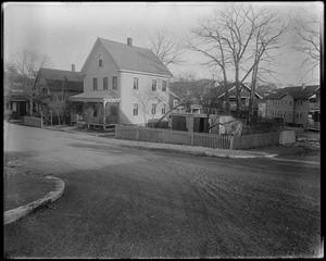 View showing property #5 Field St. looking easterly from Noble St., Dec. 2, 1930