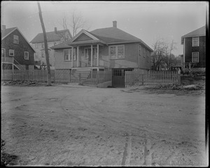 House #10 Field St. looking NWly from street, Dec. 2, 1930