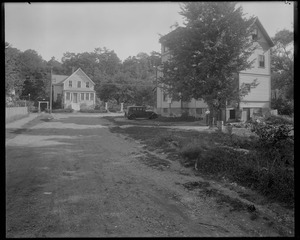 Property at SEly corner of Constance and Bowman St. view looking NEly, Sept. 23, 1933