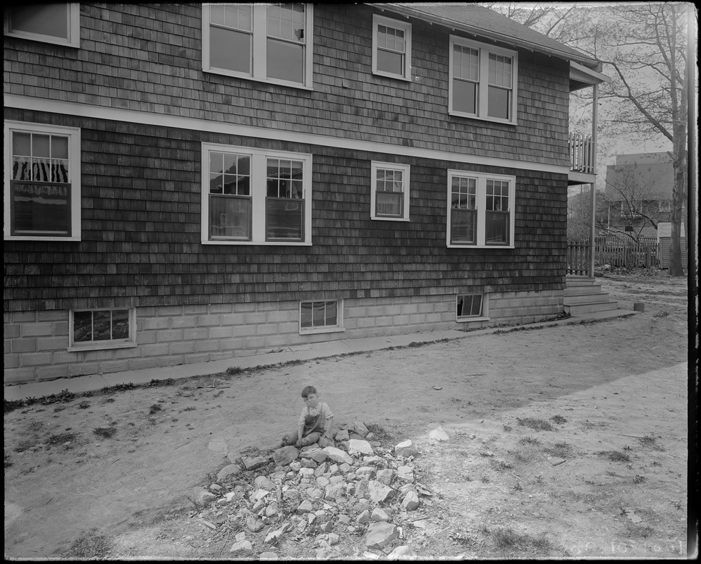 House #20/22 Erickson St. side view looking westerly, May 5, 1931