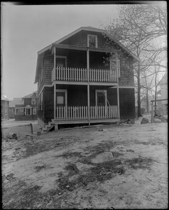 Rear view of house #20/22 Erickson St. looking southerly, May 5, 1931