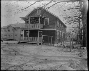 Rear view of house #20/22 Erickson St. looking southeasterly, May 5, 1931