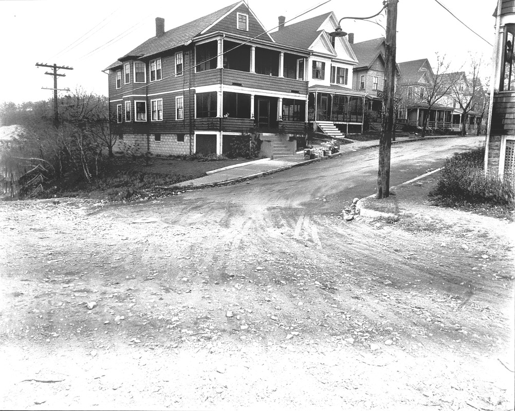 Looking Sly opp. junction of Marshall + Porter Sts., Nov. 1, 1935